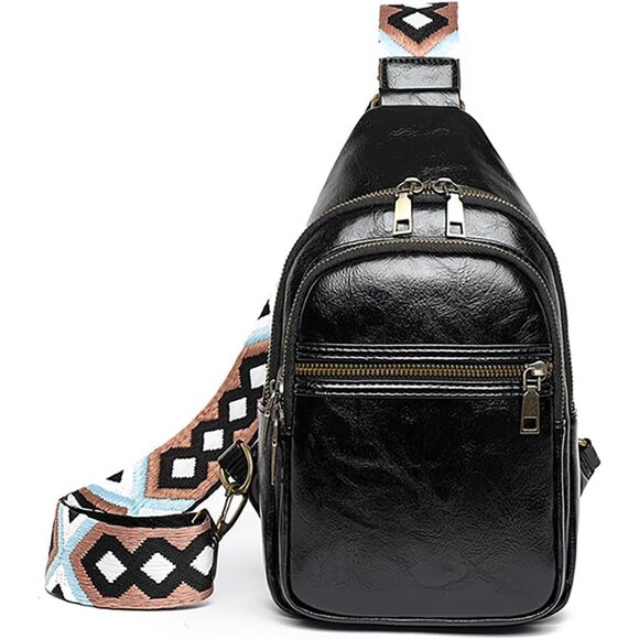 Handbags - Sling Leather Bags For Women Black2